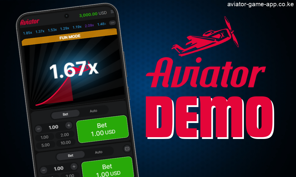 You can play the game Aviator in demo mode for free